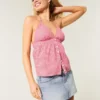 Mini-Skort aus Denim mit niedriger Leibhöhe und Sternstickerei Mini-Skort aus Denim mit niedriger Leibhöhe und Sternstickerei