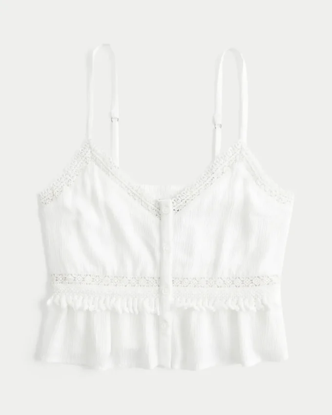 Mini-Tanktop mit Fransen