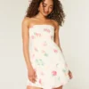 Minikleid aus Leinenmischung Minikleid aus Leinenmischung