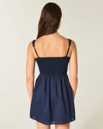 Minikleid mit Knopfleiste
