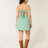 Minikleid mit Spitzendetails