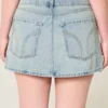 Minirock aus Denim mit niedriger Leibhöhe Minirock aus Denim mit niedriger Leibhöhe