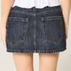 Minirock aus Denim mit niedriger Leibhöhe Minirock aus Denim mit niedriger Leibhöhe