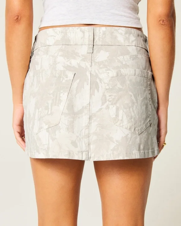 Minirock aus Twill-Camo Minirock aus Twill-Camo