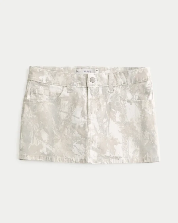 Minirock aus Twill-Camo Minirock aus Twill-Camo