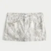 Minirock aus Twill mit niedriger Leibhöhe und Camouflage-Muster Minirock aus Twill mit niedriger Leibhöhe und Camouflage-Muster