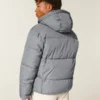 Mit Kunstfell gefütterte Daunenjacke