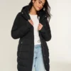 Mit Kunstfell gefütterter Puffer-Parka Mit Kunstfell gefütterter Puffer-Parka