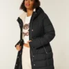 Mit Kunstfell gefütterter Puffer-Parka Mit Kunstfell gefütterter Puffer-Parka