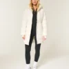 Mit Kunstfell gefütterter Puffer-Parka