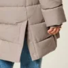 Mit Kunstfell gefütterter Puffer-Parka