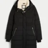 Mit Kunstfell gefütterter Puffer-Parka Mit Kunstfell gefütterter Puffer-Parka
