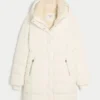 Mit Kunstfell gefütterter Puffer-Parka