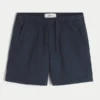 Mittellange Twill-Shorts zum Hineinschlüpfen Mittellange Twill-Shorts zum Hineinschlüpfen