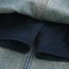 Mittlerer Waschgang Bestickter Denim-Minirock Mittlerer Waschgang Bestickter Denim-Minirock
