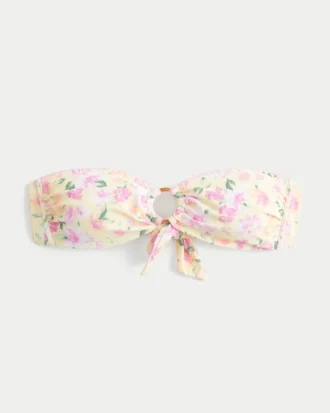 O-Ring-Bandeau-Bikini-Oberteil
