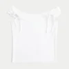 Off-Shoulder-Top mit gebundenen Ärmeln Off-Shoulder-Top mit gebundenen Ärmeln