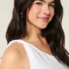 One-Shoulder-Top aus Leinenmischung One-Shoulder-Top aus Leinenmischung