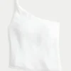 One-Shoulder-Top aus Leinenmischung One-Shoulder-Top aus Leinenmischung