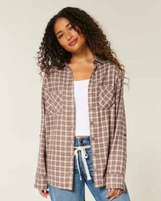Oversized-Flanellhemd