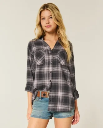 Oversized-Flanellhemd