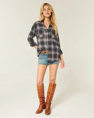 Oversized-Flanellhemd