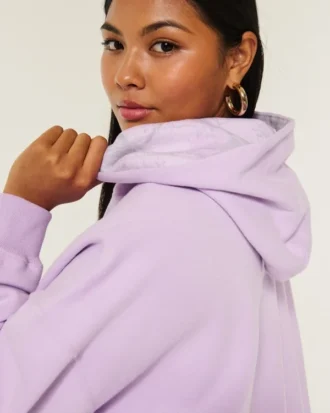 Oversized Hoodie mit Camouflage-Futter