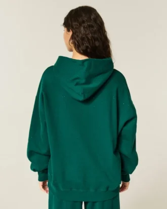Oversized-Hoodie mit Glitzer