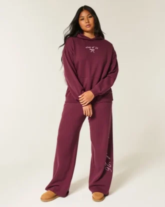 Oversized Hoodie mit Grafikdruck „Class of ’26”