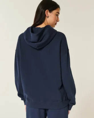 Oversized Hoodie mit Grafikdruck „Class of ’26”