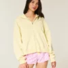 Oversized-Hoodie mit Sternfisch-Grafik und Reißverschluss Oversized-Hoodie mit Sternfisch-Grafik und Reißverschluss