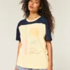 Oversized-T-Shirt mit Brasilien-Motiv Oversized-T-Shirt mit Brasilien-Motiv