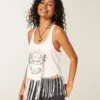 Palm Desert Valley Graphic Fringe Tank Palm Desert Valley Graphic Fringe Tank