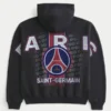 Paris Saint-Germain F.C. Grafik-Kapuzenjacke mit Reißverschluss