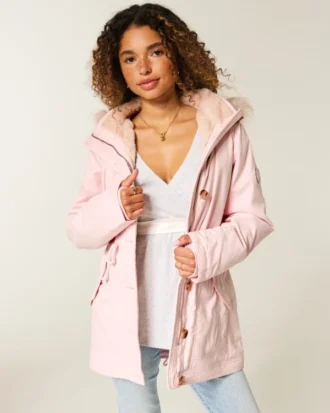 Parka mit Kunstfellfutter