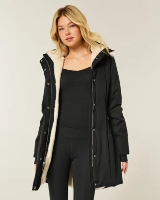Parka mit Kunstfellfutter