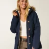Parka mit Kunstfellfutter Parka mit Kunstfellfutter