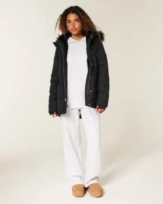 Parka mit Kunstfellfutter