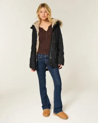 Parka mit Kunstfellfutter