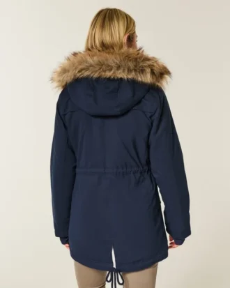 Parka mit Kunstfellfutter