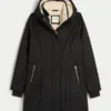 Parka mit Kunstfellfutter Parka mit Kunstfellfutter