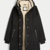 Parka mit Kunstfellfutter Parka mit Kunstfellfutter