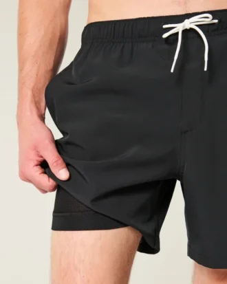 Puerto Viejo Graphic Mid-Thigh Volley Badehose