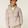 Pufferjacke mit Kapuze Pufferjacke mit Kapuze