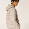 Pufferjacke mit Kapuze Pufferjacke mit Kapuze