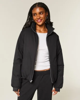 Pufferjacke mit Reißverschluss