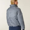 Pufferjacke mit Reißverschlussmuster Pufferjacke mit Reißverschlussmuster