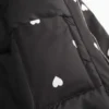Pufferjacke mit Reißverschlussmuster Pufferjacke mit Reißverschlussmuster