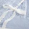 Pullover mit Zopfmuster und Schleifenärmeln Pullover mit Zopfmuster und Schleifenärmeln