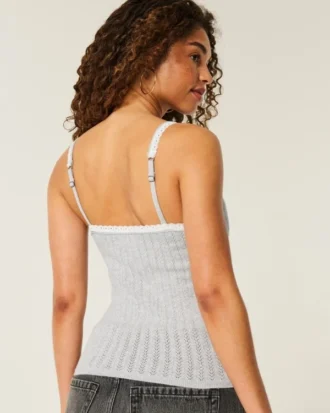 Pullover-Tanktop mit Bindeband vorne